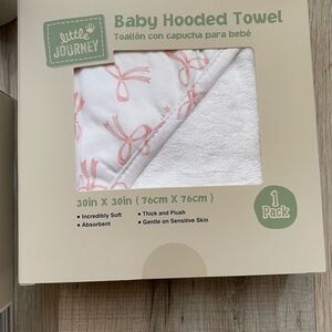 Little Journey Bamboo Baby Hooded Towel